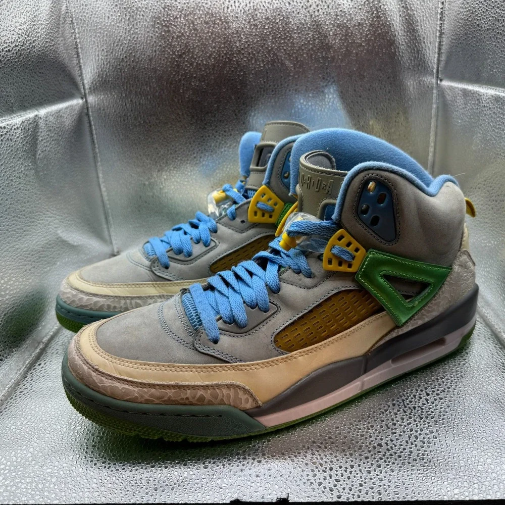 Size 13 Jordan Spizike‎ Mens Mid Top Lace Up Basketball Sneakers 315371-056